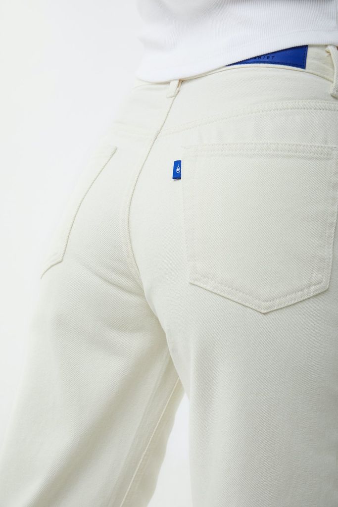 Quần Dài Nữ TheBlueTshirt The Original Dad Jeans - White Vintage 