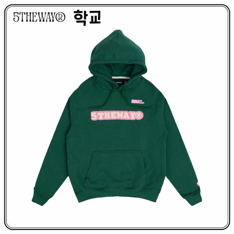  Áo Hoodie Unisex 5THEWAY® /sketch/ Embroider Traditional Fit Hoodie 