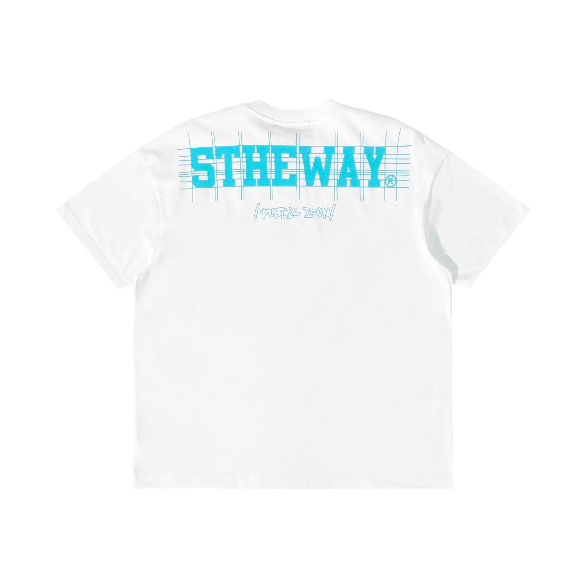  Áo Thun Unisex 5THEWAY® /public icon/ LETTER DROP SHOULDER TEE™ 