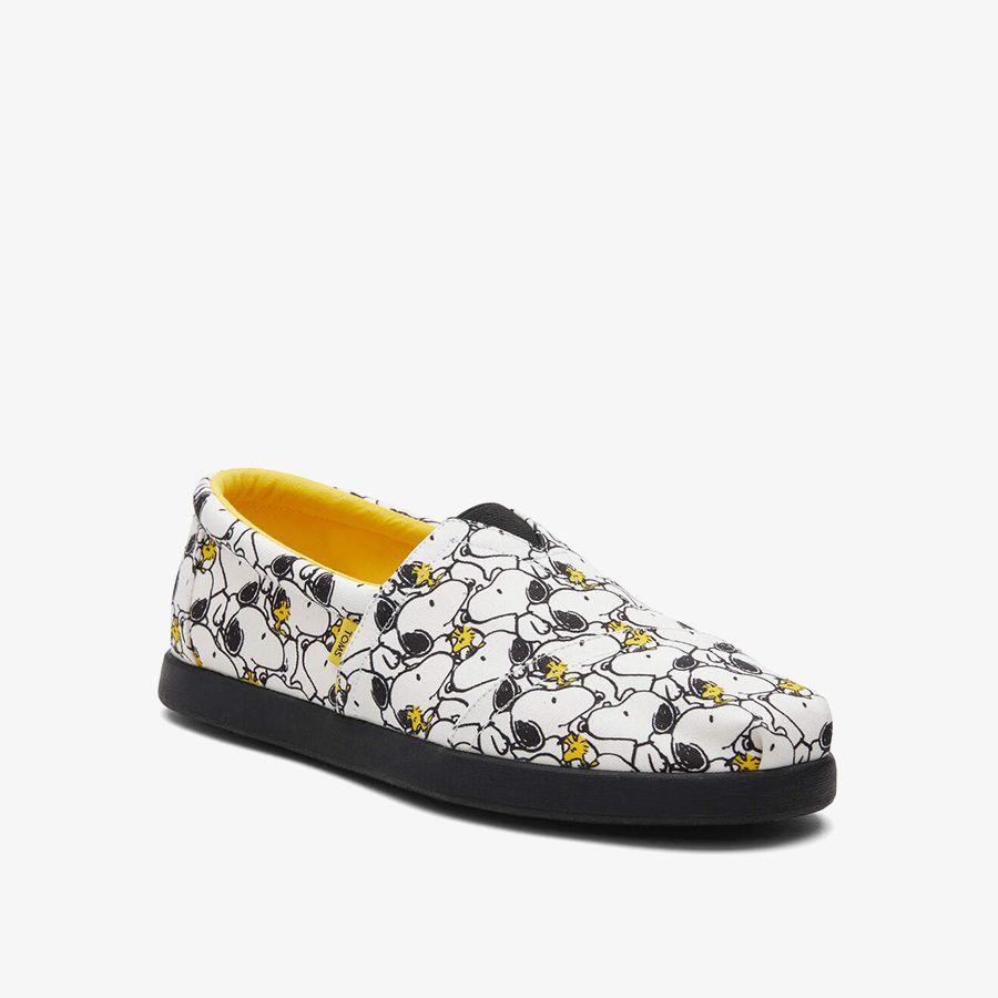  Giày Lười Nam TOMS Alp Fwd x Peanuts Classic - Snoopy / Woodstock 