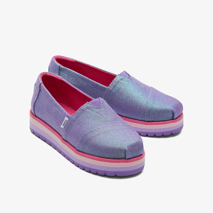  Giày Lười Bé Gái TOMS Alp Platform 