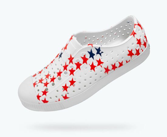 GIÀY NATIVE AD JEFFERSON PRINT (11100101) SHELL WHITE/ SHELL WHITE/ LITTLE STAR