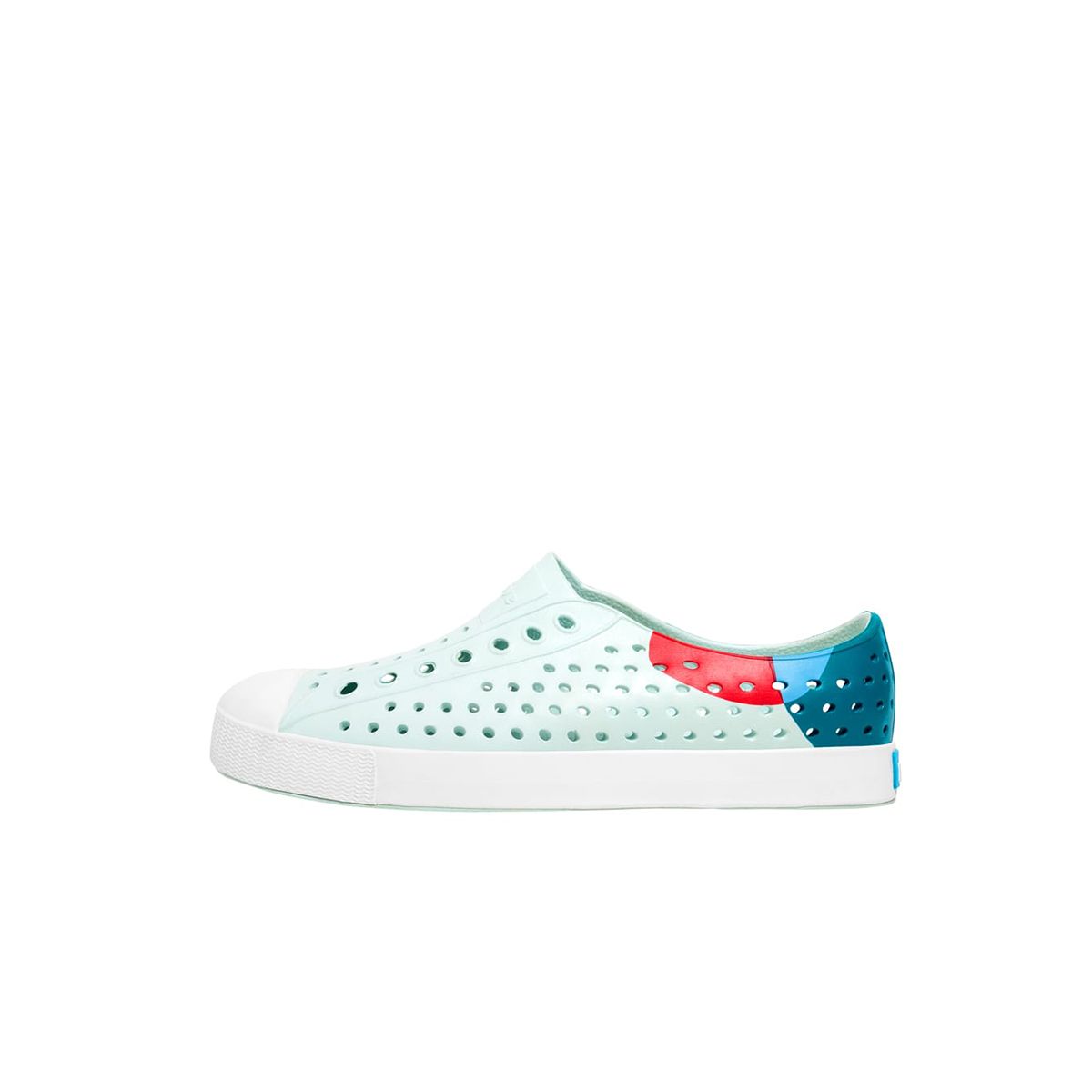 GIÀY NATIVE AD JEFFERSON BLOCK (11100102) COASTAL BLUE/ SHELL WHITE/ DOT BLOCK