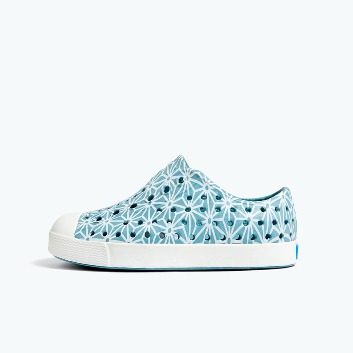 GIÀY NATIVE C JEFFERSON PRINT CHILD (13100101) FUJI BLUE/ SHELL WHITE/ ASANOHA