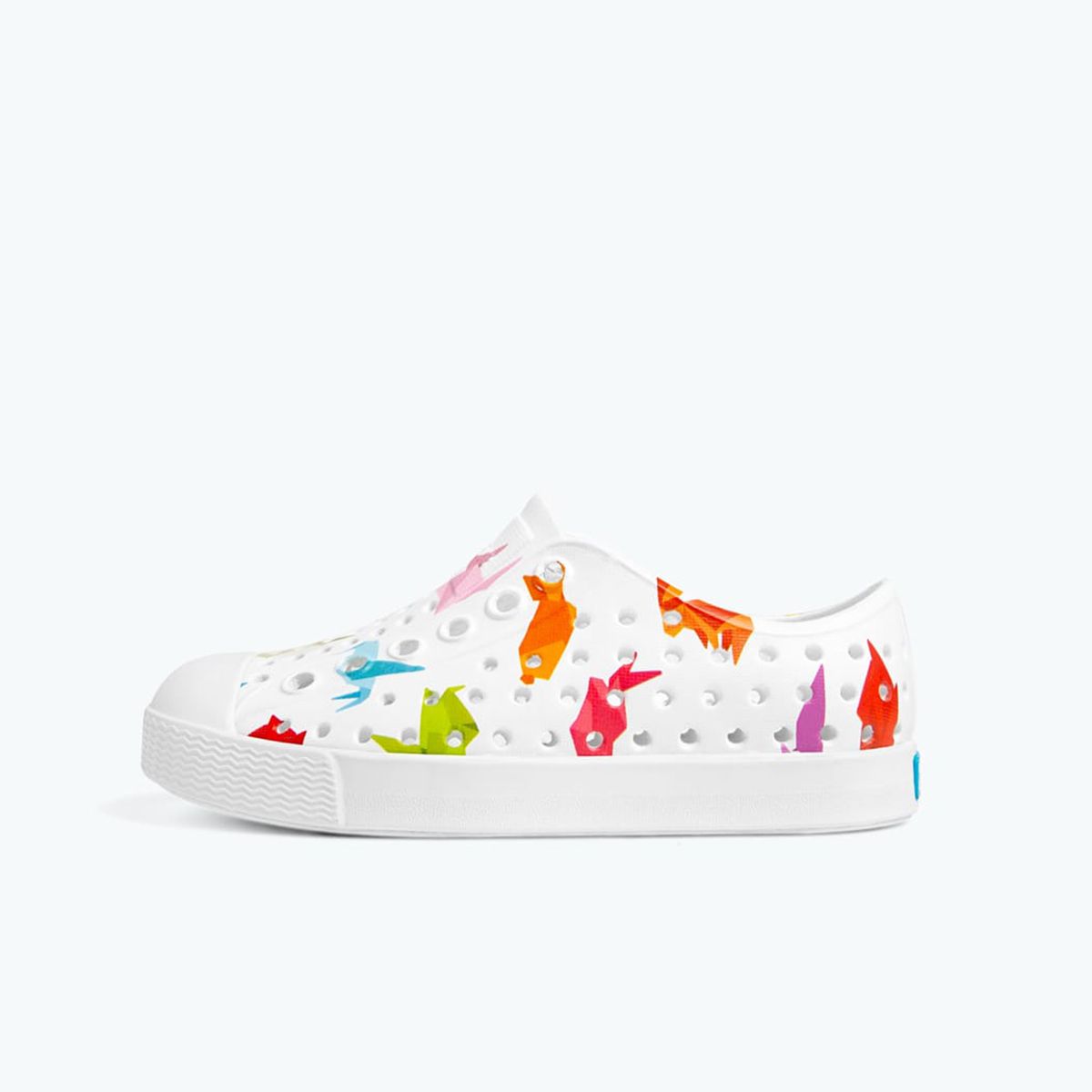 Giày native j jefferson print junior (12100101) shell white/ shell white/ origami
