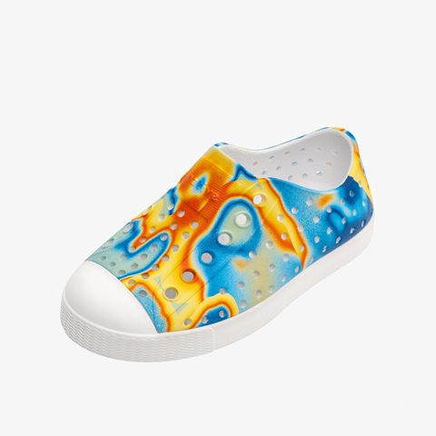  Giày Lười Trẻ Em Unisex NATIVE Jefferson Sugarlite Print Junior 