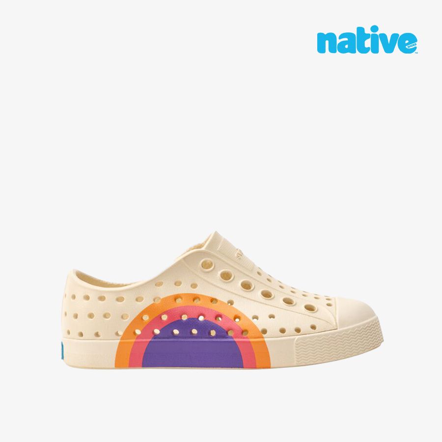  Giày Lười Trẻ Em Unisex NATIVE Jefferson Sugarlite Block Junior 