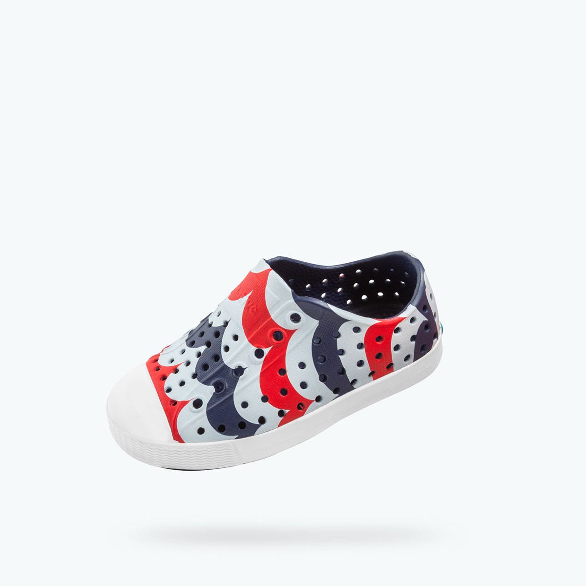 GIÀY NATIVE C JEFFERSON PRINT CHILD (13100101) REGATTA BLUE/ SHELL WHITE/ ARCHES