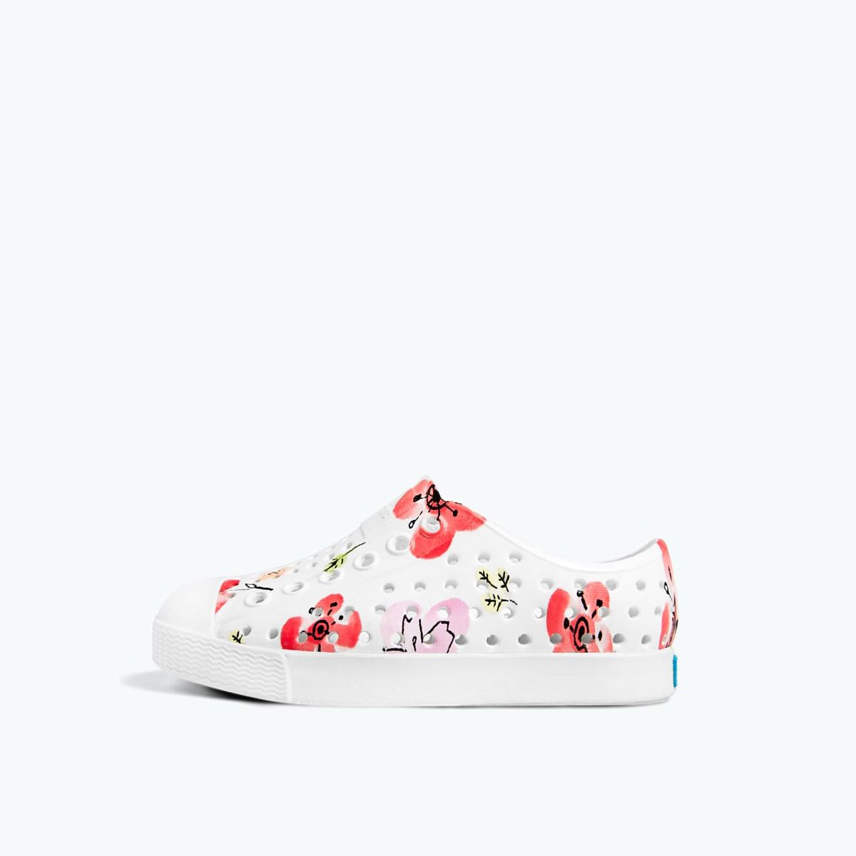GIÀY NATIVE C JEFFERSON PRINT CHILD (13100101) SHELL WHITE/ SHELL WHITE/ BLOSSOM PAINT