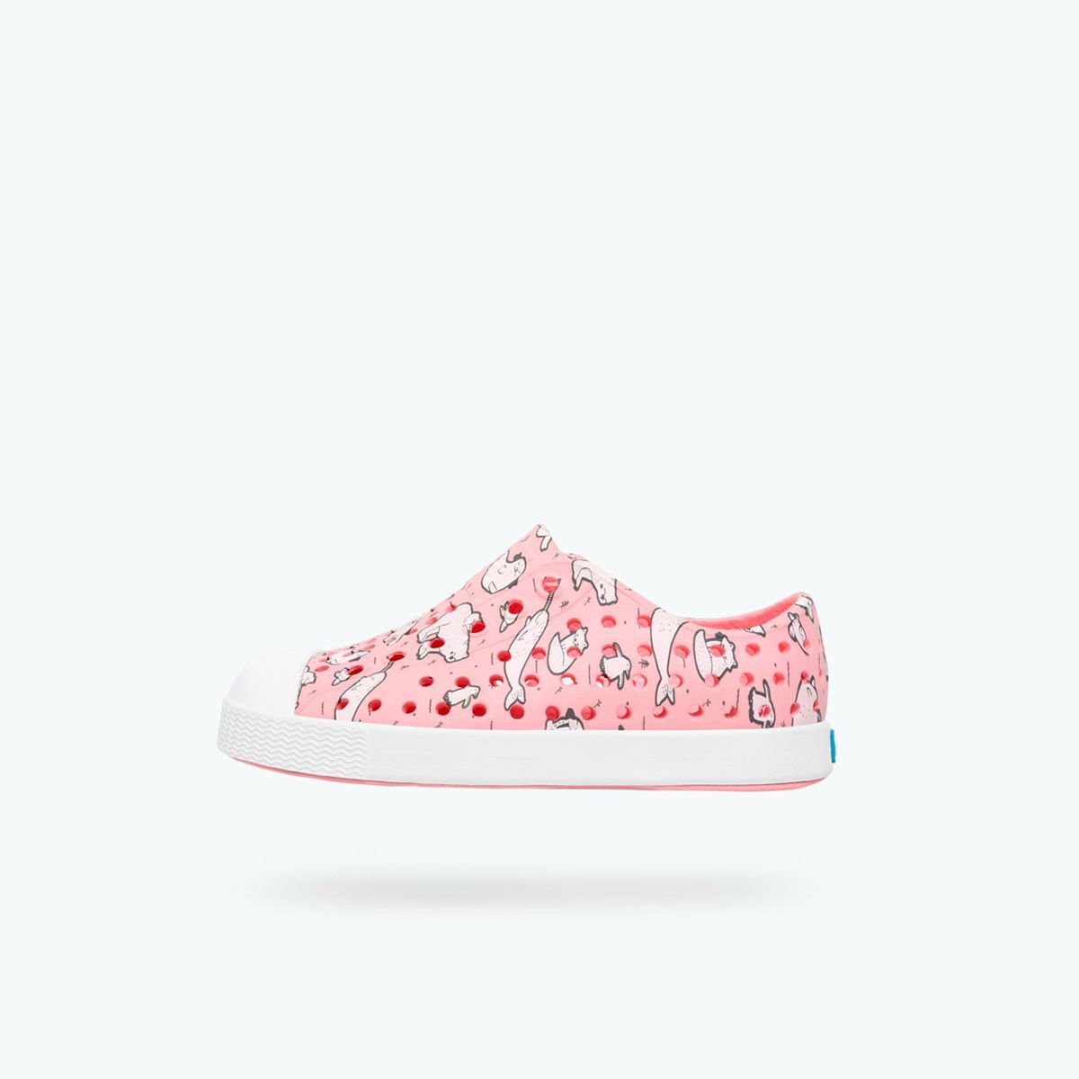 Giày native c jefferson print child (13100101) princess pink/ shell white/ frugga