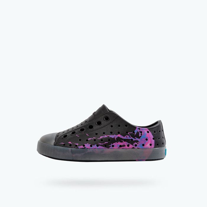 Giày nat c jefferson print child (15100101-8829) jiffy black / transparent /bright jellyfish