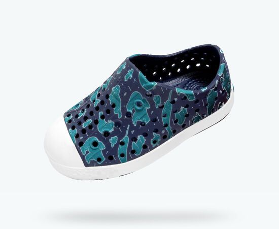 Giày native c jefferson print child (13100101) regatta blue/ shell white/ frugga
