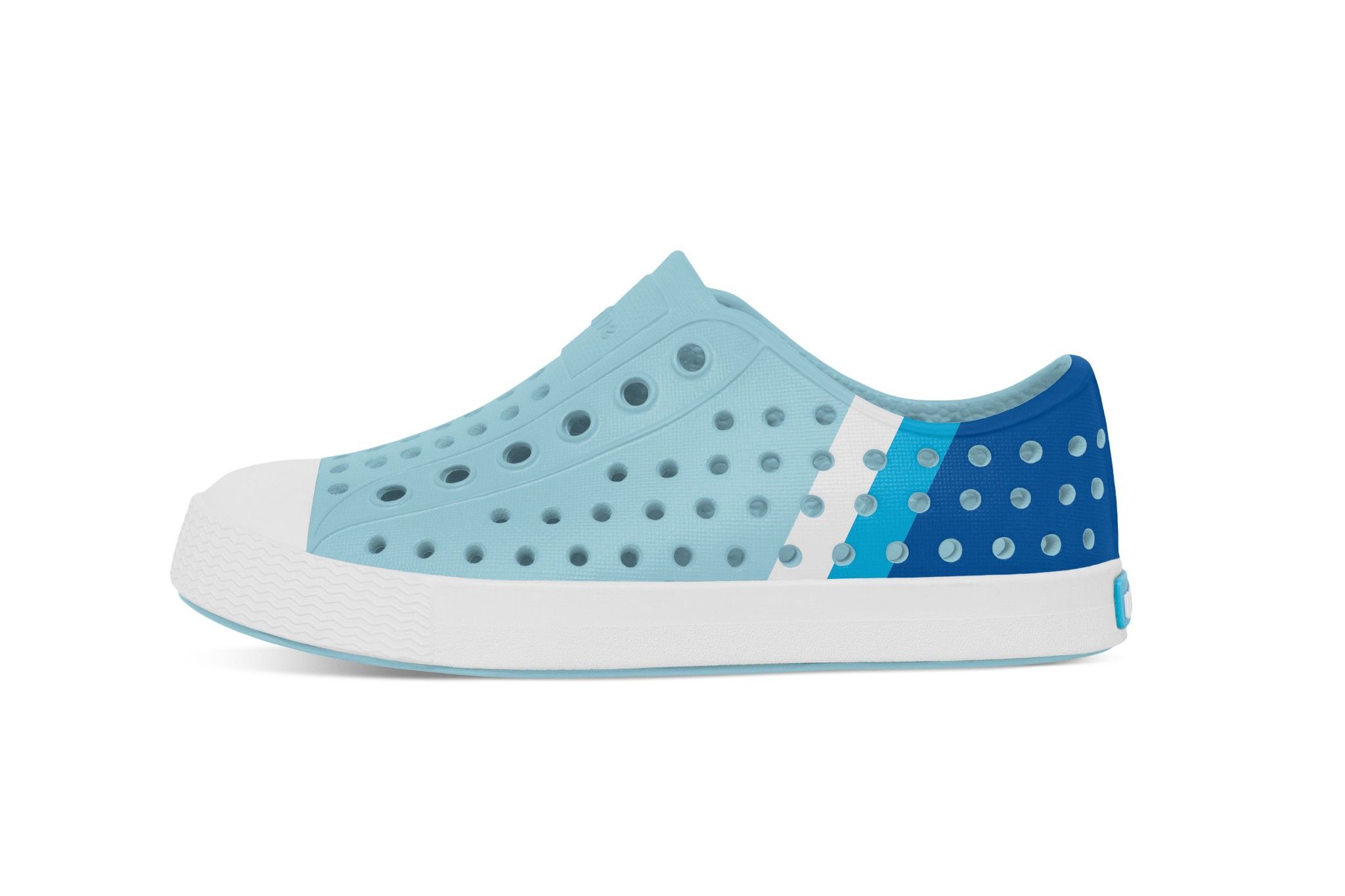 GIÀY NATIVE C JEFFERSON BLOCK CHILD (13100102) SKY BLUE/ SHELL WHITE/ GRADIENT BLOCK
