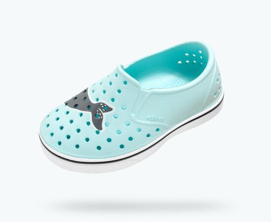 Giày native j miles print junior (12104601) piedmont blue/ shell white/ narhval