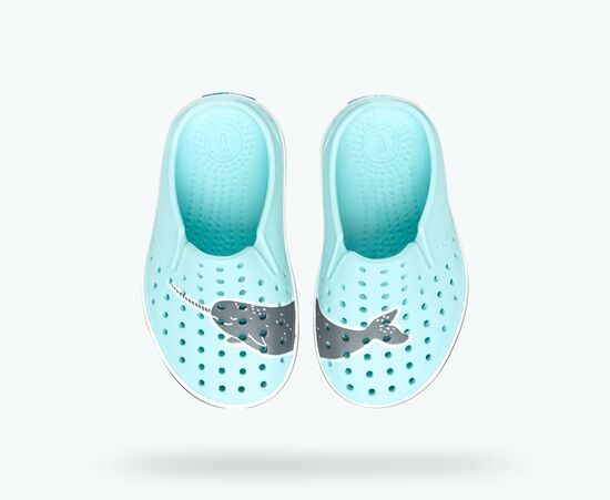 Giày native j miles print junior (12104601) piedmont blue/ shell white/ narhval