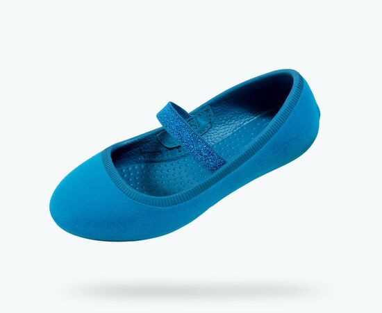GIÀY NATIVE J MARGOT VELVET JUNIOR (12304908) DEPTH BLUE