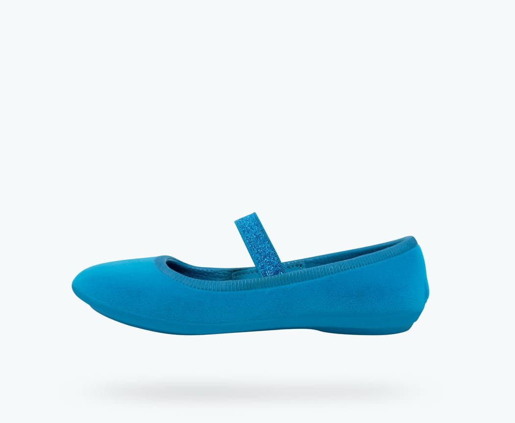 GIÀY NATIVE J MARGOT VELVET JUNIOR (12304908) DEPTH BLUE