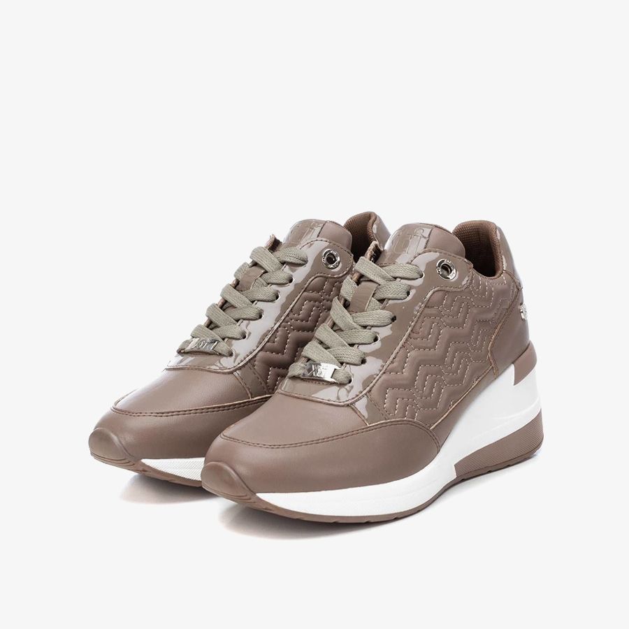  Giày Sneakers Nữ XTI Taupe Pu Ladies Shoes 