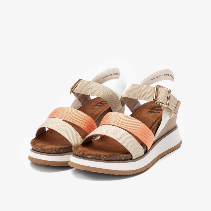  Giày Sandals Nữ XTI Coral Textile Ladies Sandals 