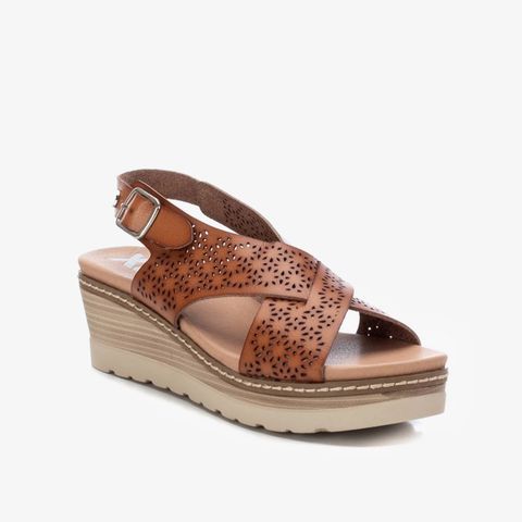  Giày Đế Xuồng Nữ XTI Taupe Pu Ladies Sandals 