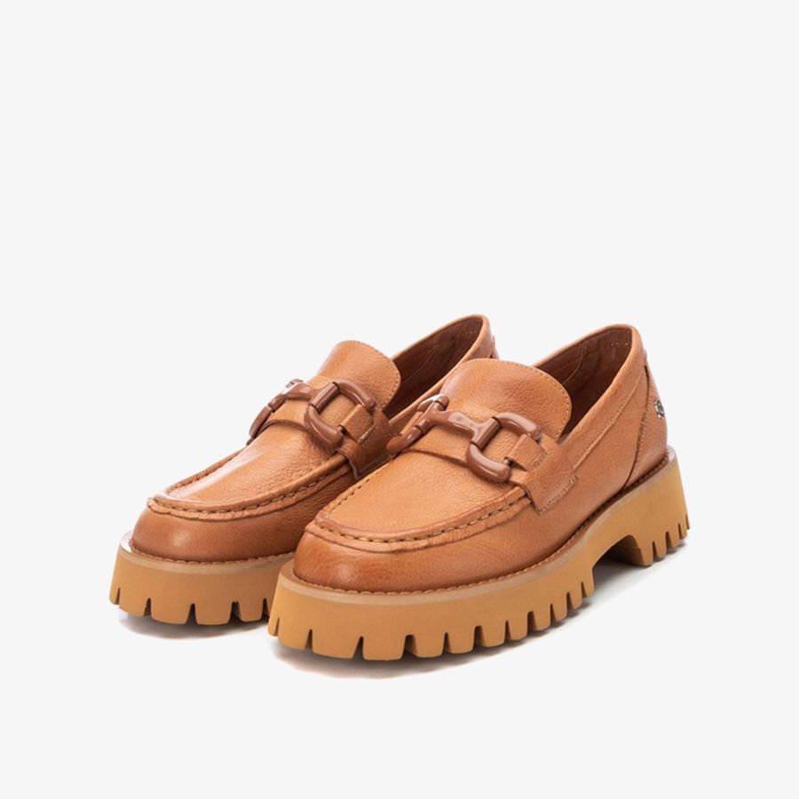  Giày Tây Nữ CARMELA Camel Leather Ladies Shoes 