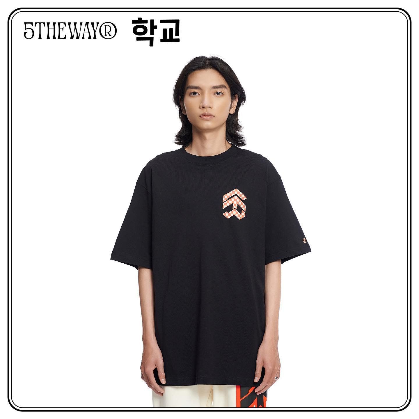  Áo Thun Unisex 5THEWAY® /checkerboard/ NEW TEE™ 