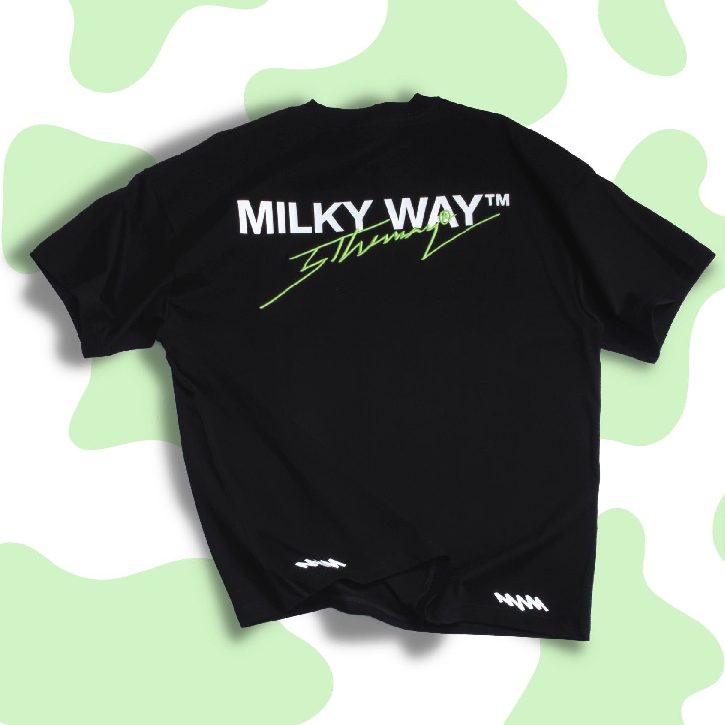  Áo Thun Unisex 5THEWAY® /milky way/ VERTICAL DROP SHOULDER TEE™ 