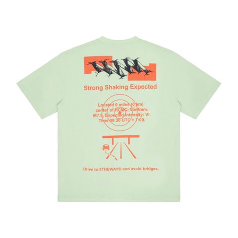  Áo Thun Unisex 5THEWAY® /earthquake/ NEW TEE 