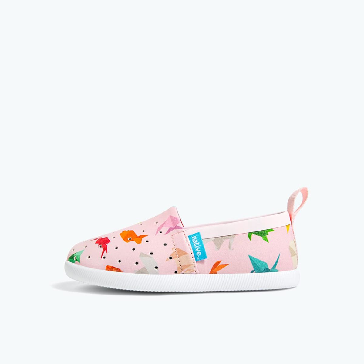Giày native j venice print junior (22102301) blossom pink/ shell white/ origami