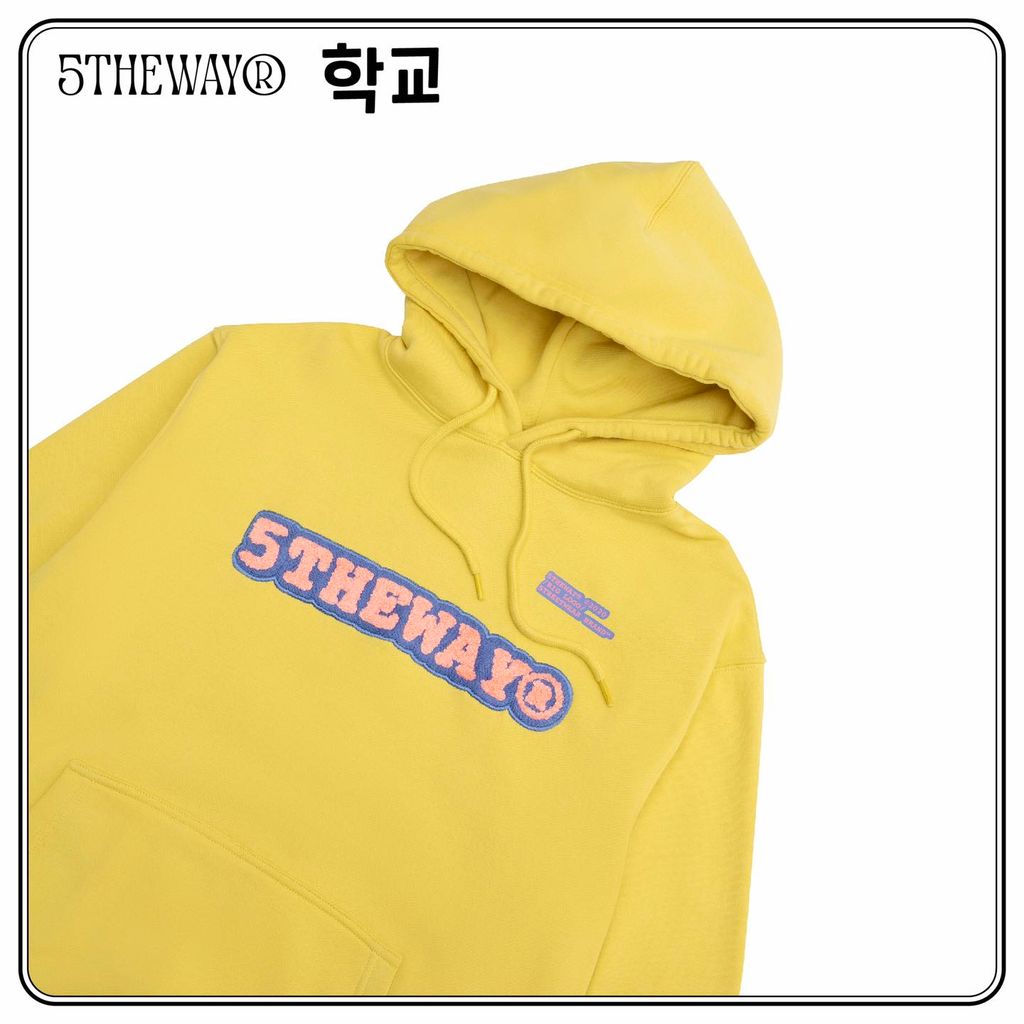  Áo Hoodie Unisex 5THEWAY® /sketch/ Embroider Traditional Fit Hoodie 