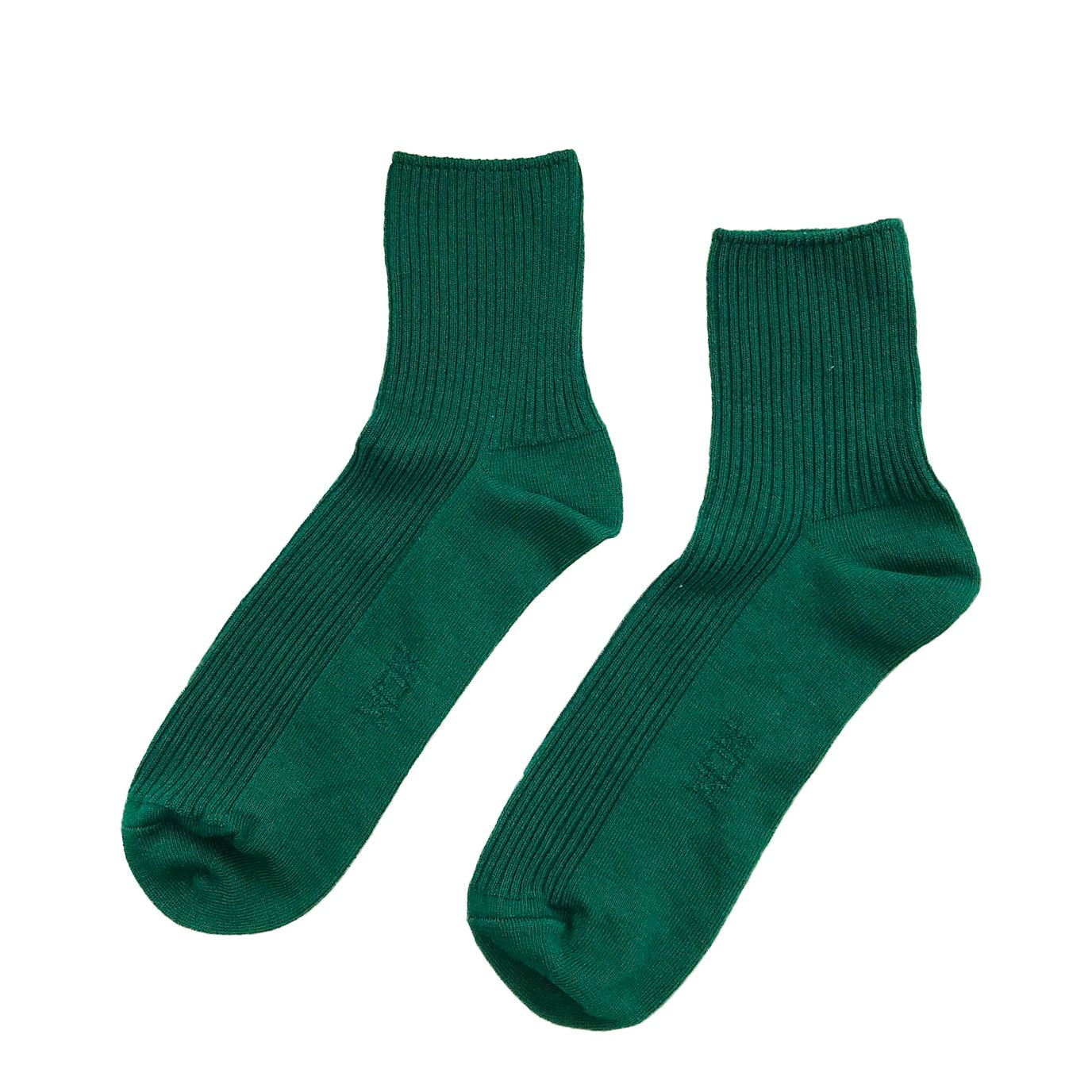 Vớ Unisex XOX - Vớ Màu Xanh Lá Cây Đậm