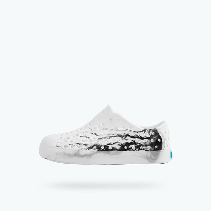 Giày nat c jefferson print child (15100101-8877) shell white /translucent / jellyfish