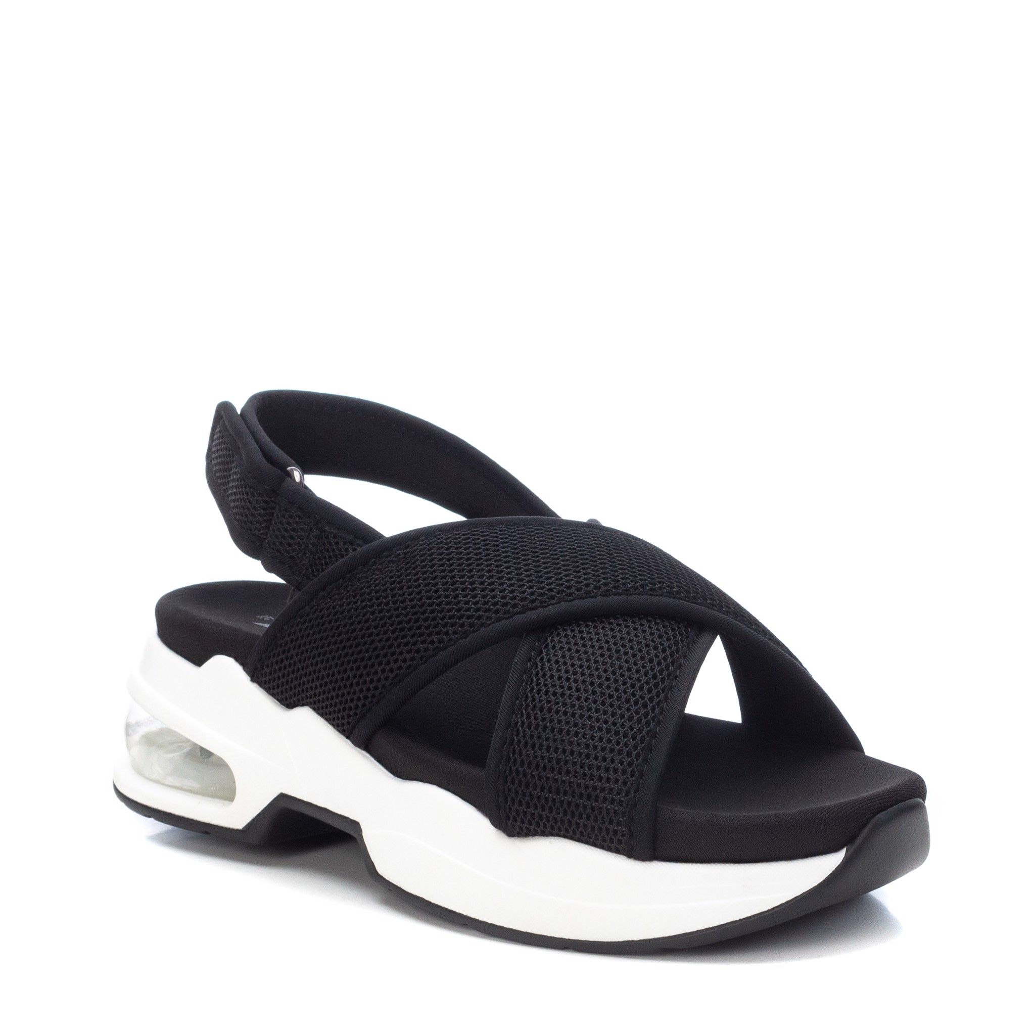Giày Sandal Nữ Xti Black Textile Ladies Sandals