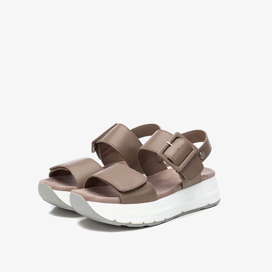  Giày Sandals Nữ XTI Taupe Pu Ladies 