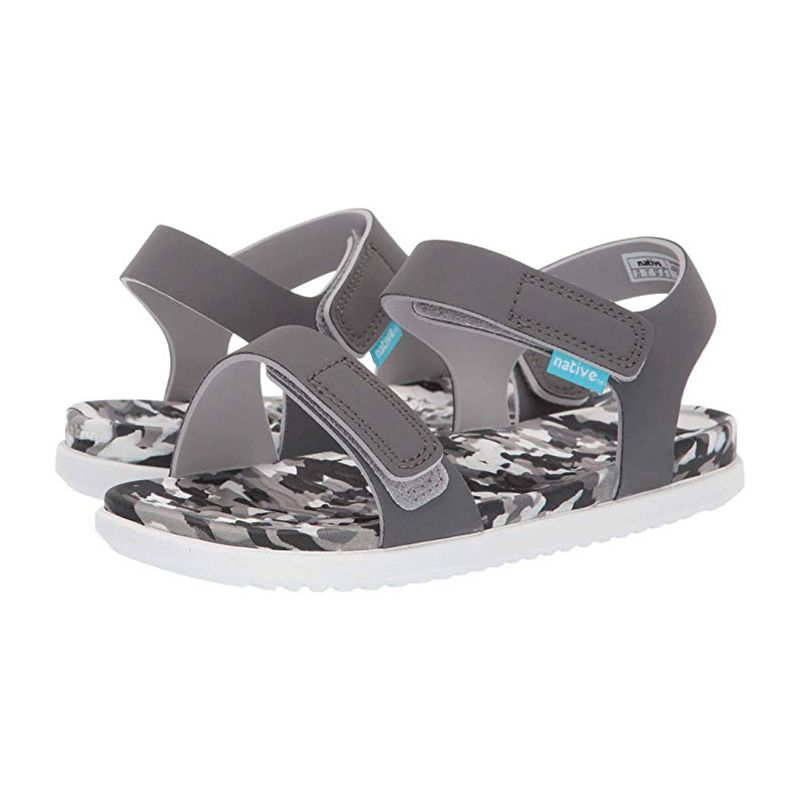 Giày native c charley child (63105500) dublin grey/ konpeito/ shell white