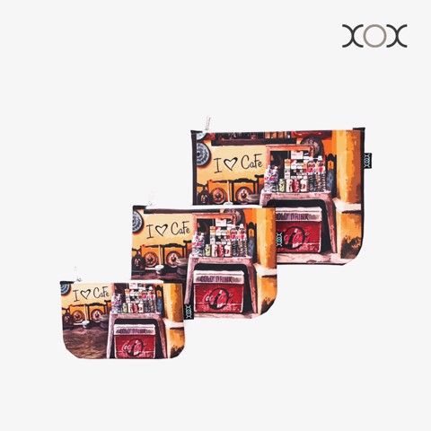 Túi XOX Zip Pockets Café Vỉa Hè 