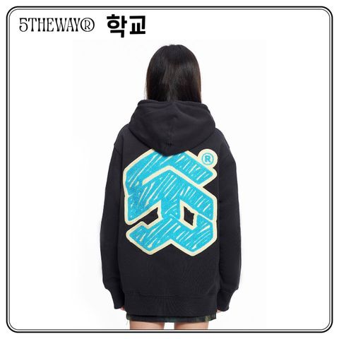  Áo Hoodie Unisex 5THEWAY® /sketch/ Embroider Traditional Fit Hoodie 