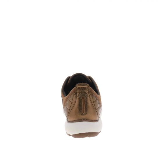 Giày sneaker geox d nebula c (d621ec) metal.goat bronze