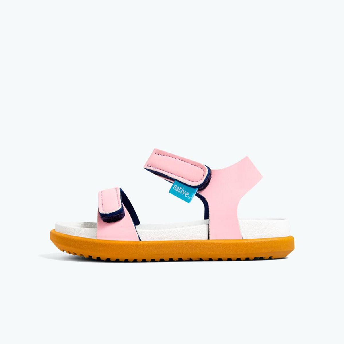 Giày nat c charley child (65109100-5959) princess pink/ shell white/ toffee brown
