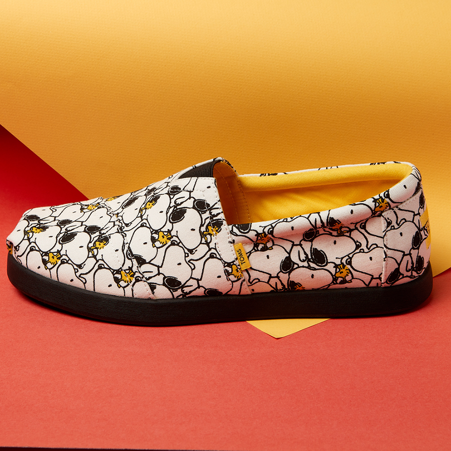  Giày Lười Nam TOMS Alp Fwd x Peanuts Classic - Snoopy / Woodstock 