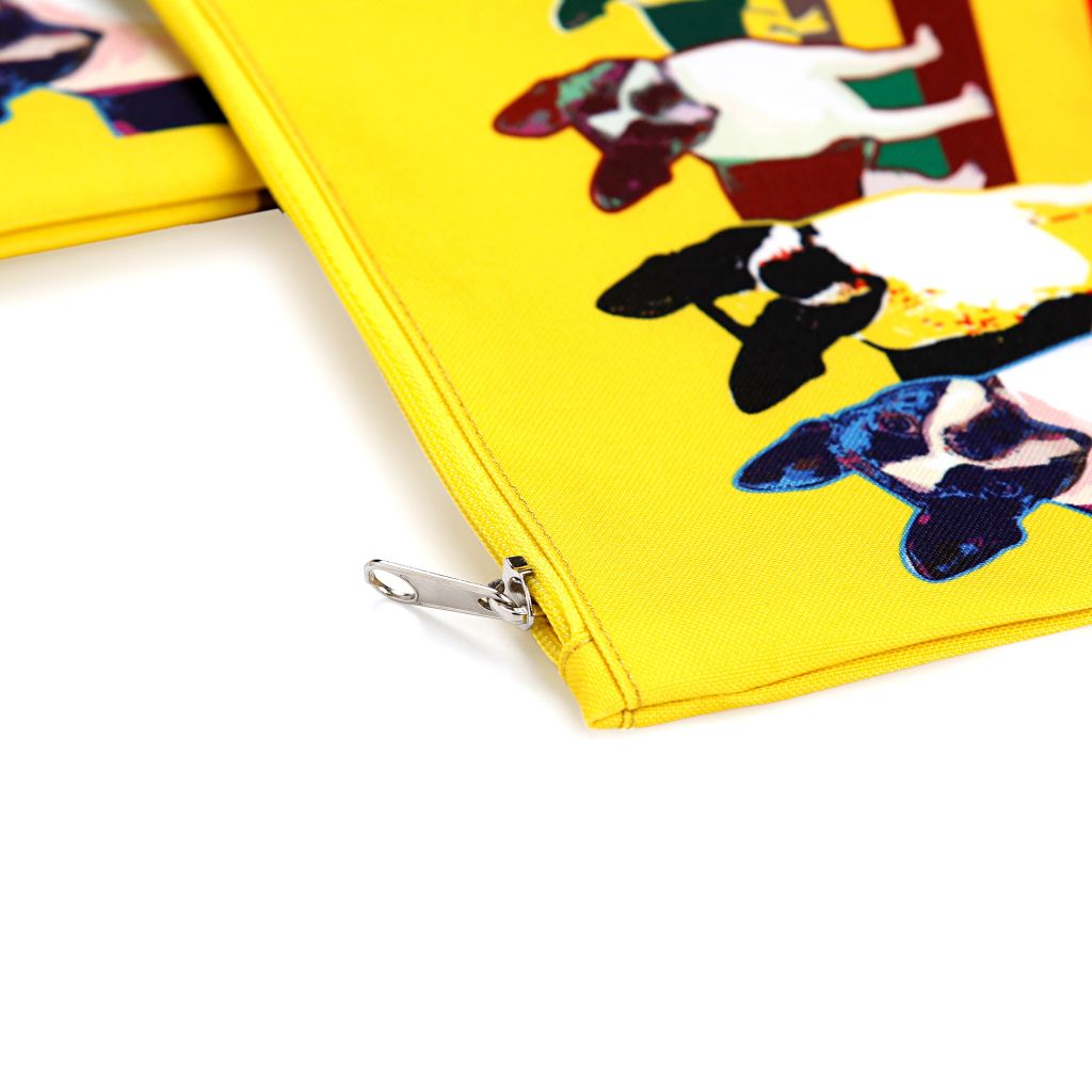  Túi XOX Zip Pockets 4 Pull Dogs Yellow 