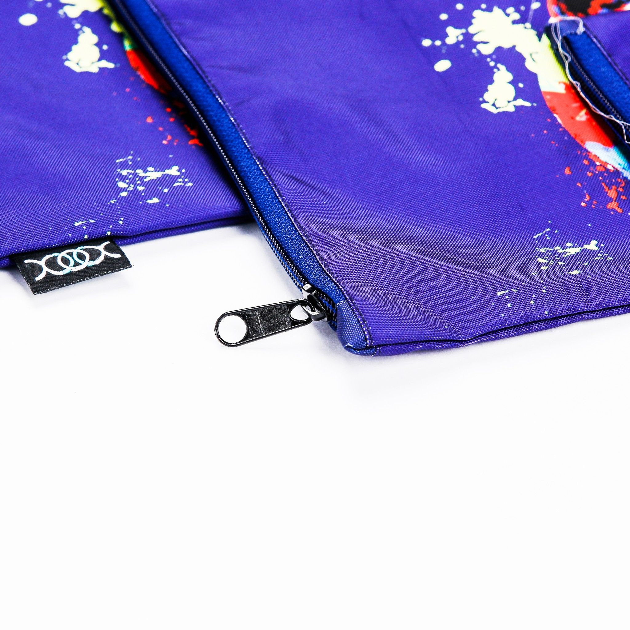 Túi XOX Zip Pockets Bulldog Lying Navy