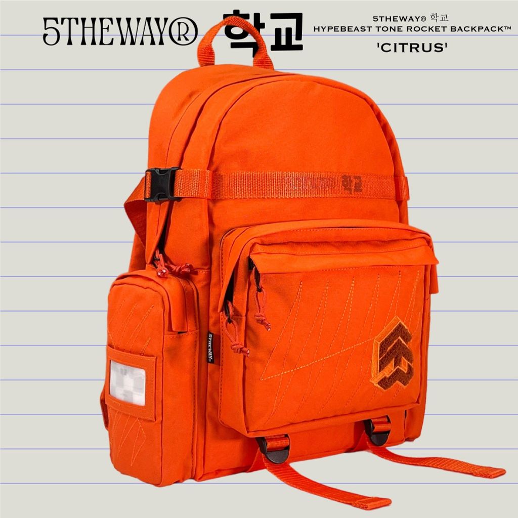  Balo Unisex 5THEWAY® 학교 HYPEBEAST TONE ROCKET BACKPACK™ 