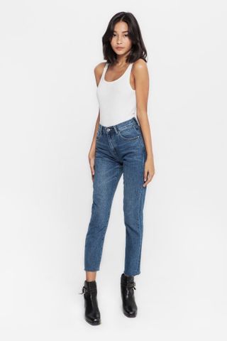  Quần Dài Nữ TheBlueTshirt Ankle Crop Jeans 