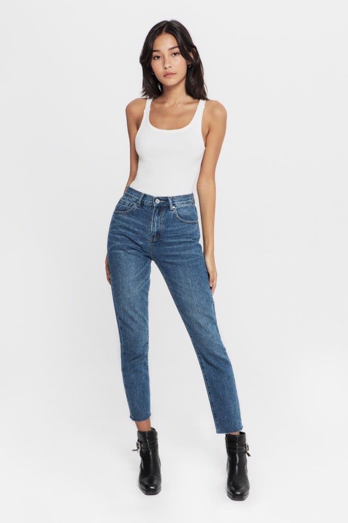  Quần Dài Nữ TheBlueTshirt Ankle Crop Jeans 