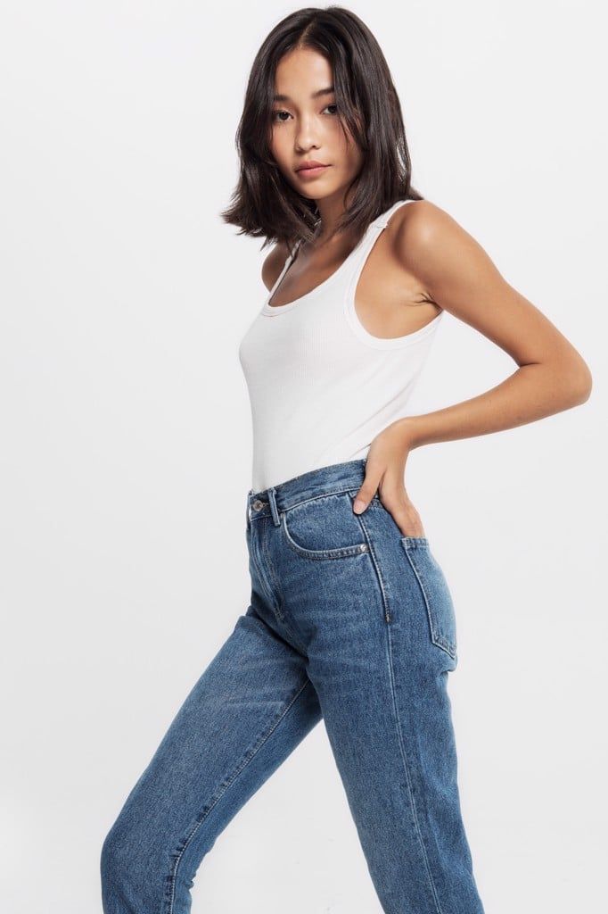  Quần Dài Nữ TheBlueTshirt Ankle Crop Jeans 