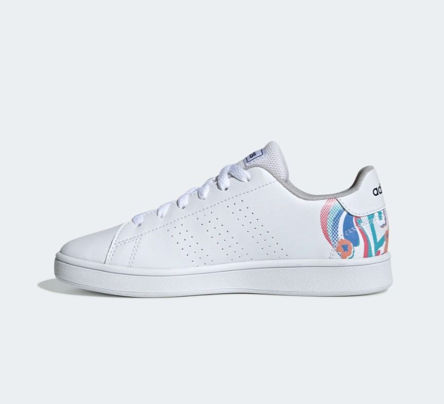 adidas k advantage k (ef0215) ftwwht/ ftwwht/ reapnk