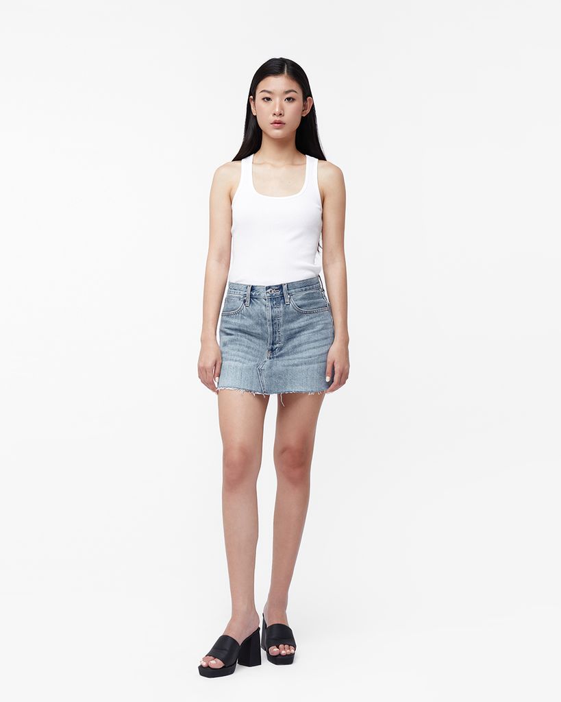  Chân Váy Nữ TheBlueTshirt Y2K Mini Skirt - Light Blue 