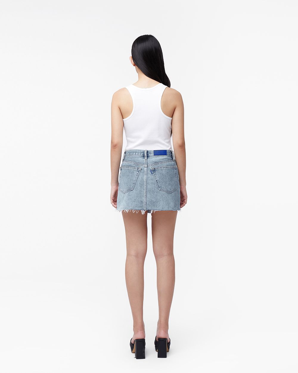  Chân Váy Nữ TheBlueTshirt Y2K Mini Skirt - Light Blue 