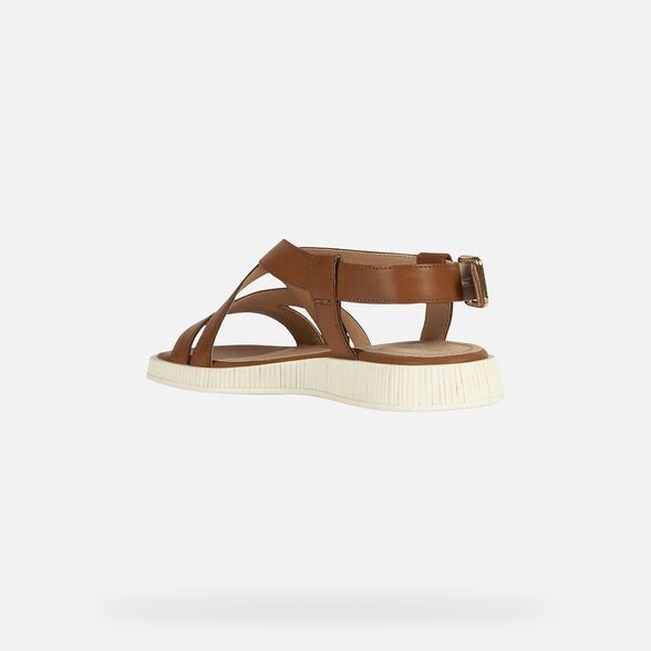 Giày Sandal Nữ Geox D Taormina F - Smo.Lea